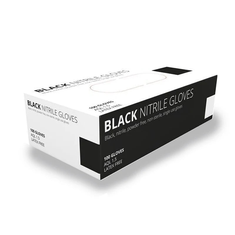 Black Nitrile Gloves